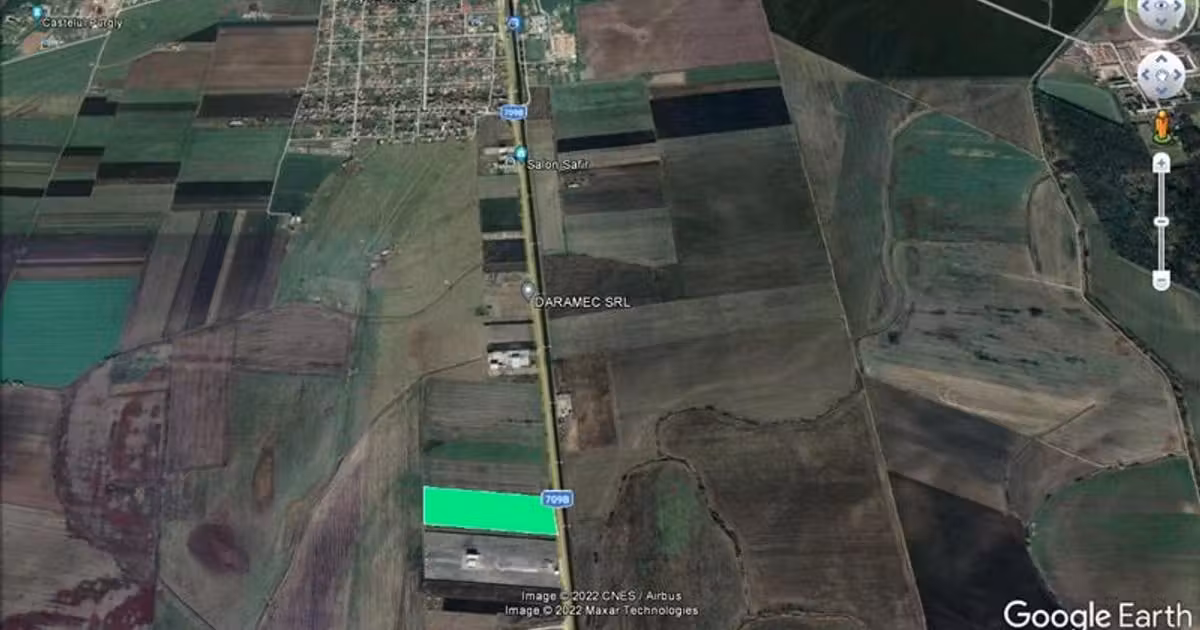 Teren agricol extravilan de vânzare de 40700 mp, în zona Exterior Nord, Arad