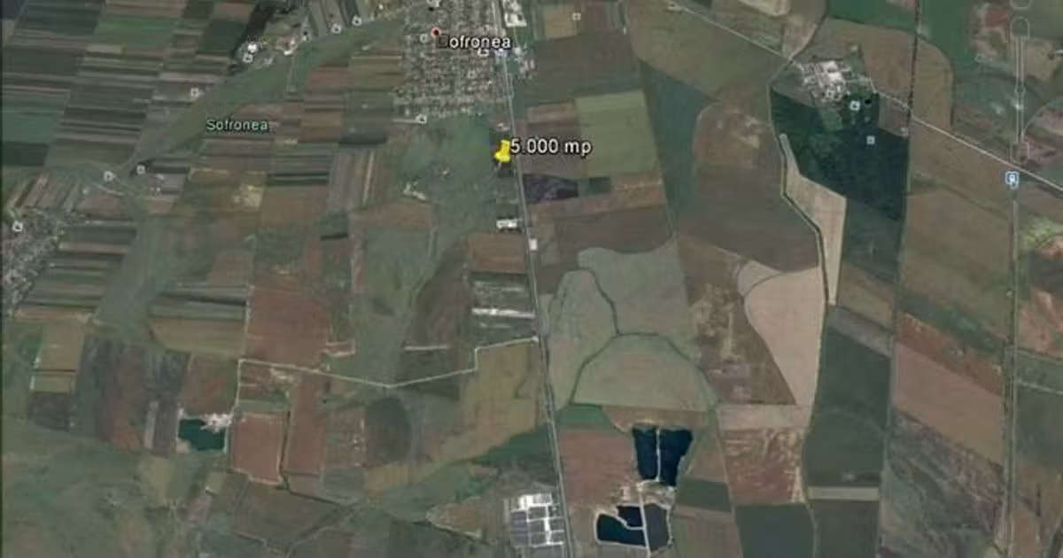 Teren agricol extravilan de vânzare de 5000 mp, în Șofronea