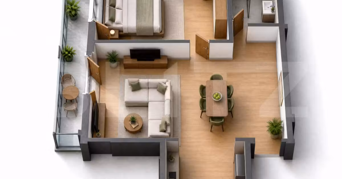 Apartament de vânzare cu 2 camere în zona Mărăști, Cluj-Napoca
