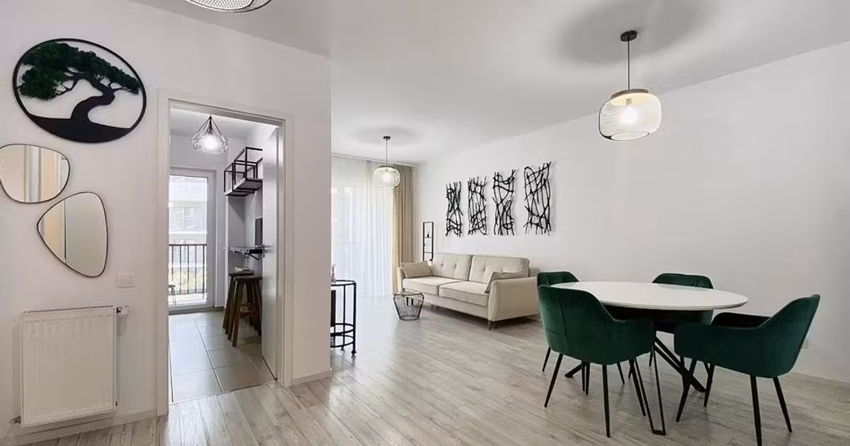 Apartament de vânzare cu 2 camere, mobilat în zona Bună Ziua, Cluj-Napoca