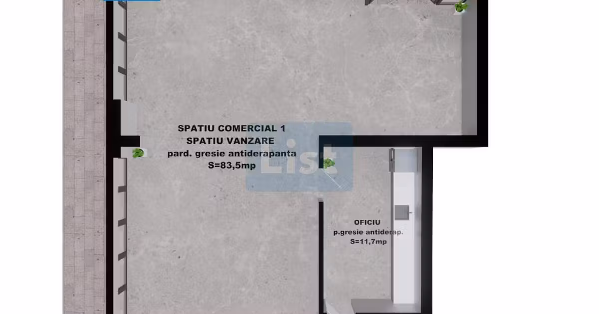 Spațiu comercial de vânzare 99.3 mp în zona Noua, Brașov