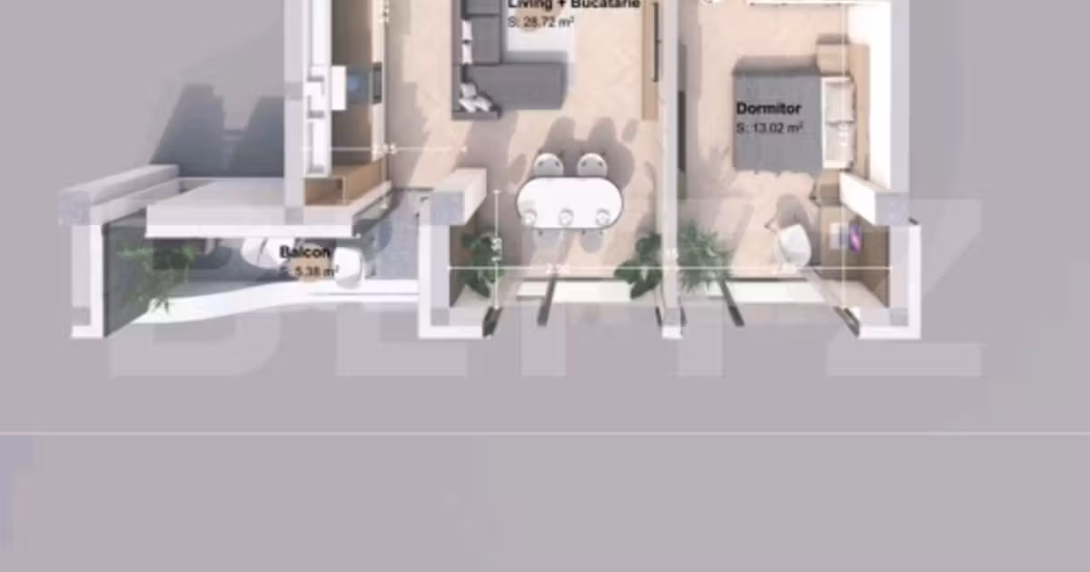 Apartament de vânzare cu 2 camere în zona Păcurari, Iași