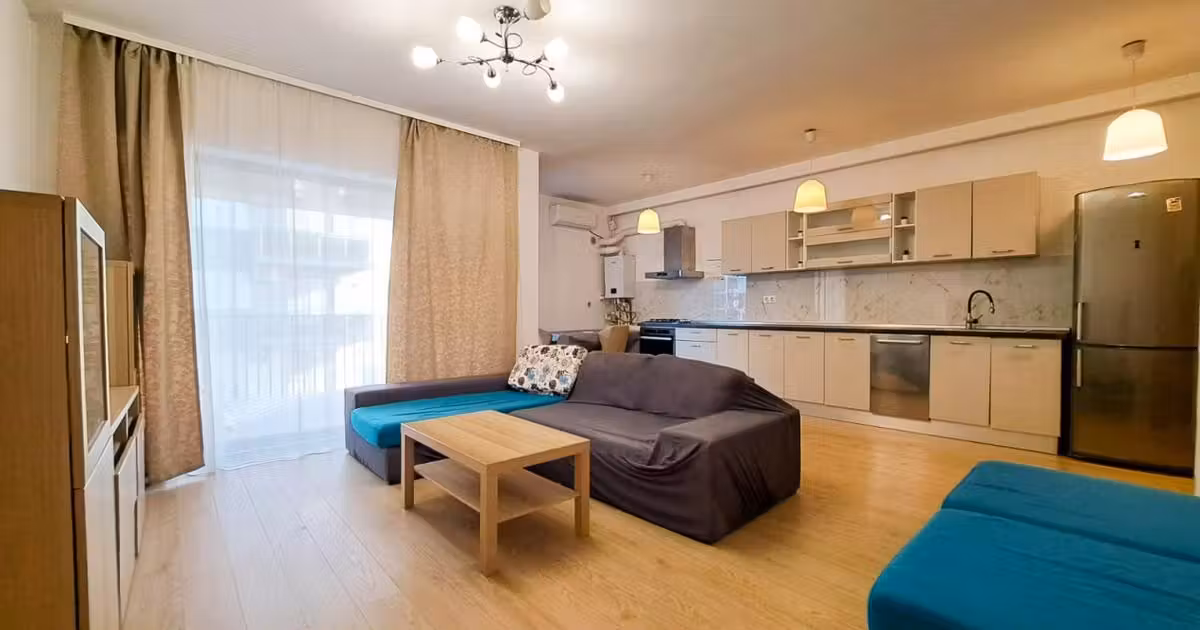 Apartament de vânzare cu 2 camere, mobilat în Tunari