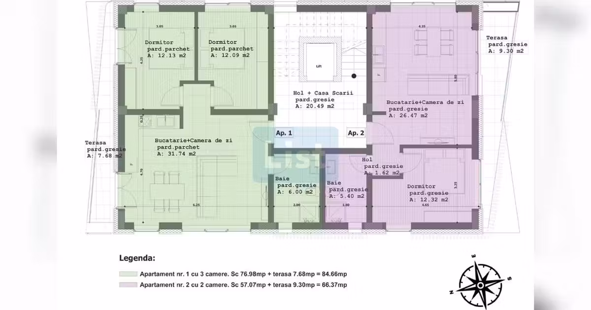 Apartament de vânzare cu 3 camere în zona Republicii, Baia Mare