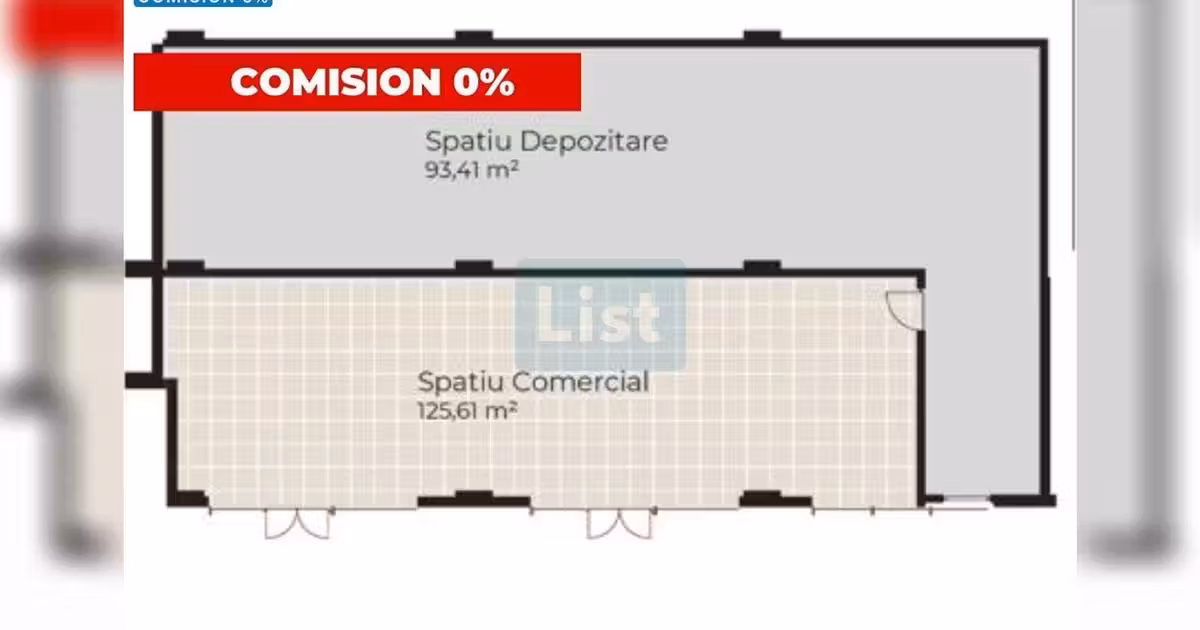 Spațiu comercial de vânzare 219.02 mp în zona Sopor, Cluj-Napoca