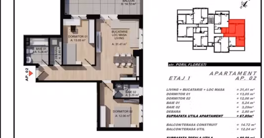 Apartament Florești