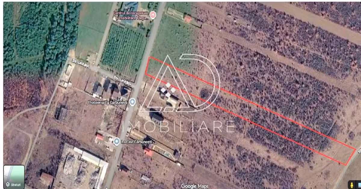 Teren intravilan de vânzare de 9362 mp, în Târgu Cărbunești