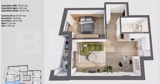Apartament Centru