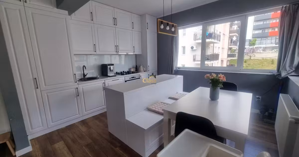 Apartament de vânzare cu 2 camere, mobilat în Baciu
