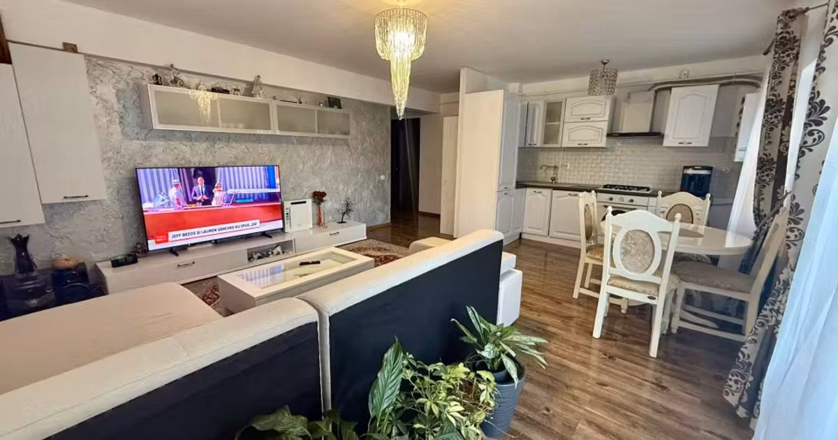 Apartament de vânzare cu 2 camere, mobilat în Florești