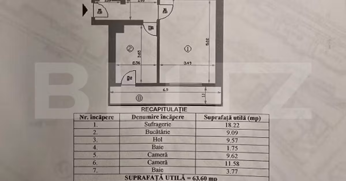 Apartament de vânzare cu 4 camere, mobilat în zona Gară, Iași