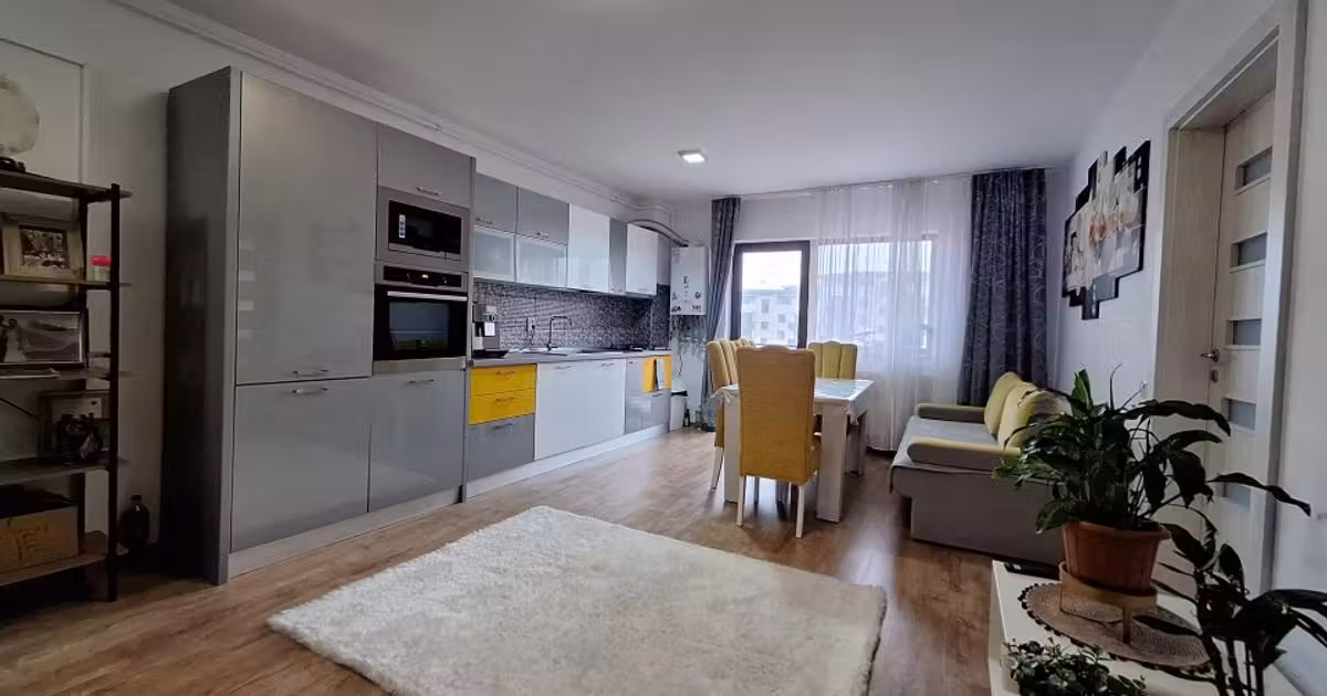 Apartament de vânzare cu 3 camere, mobilat în Florești