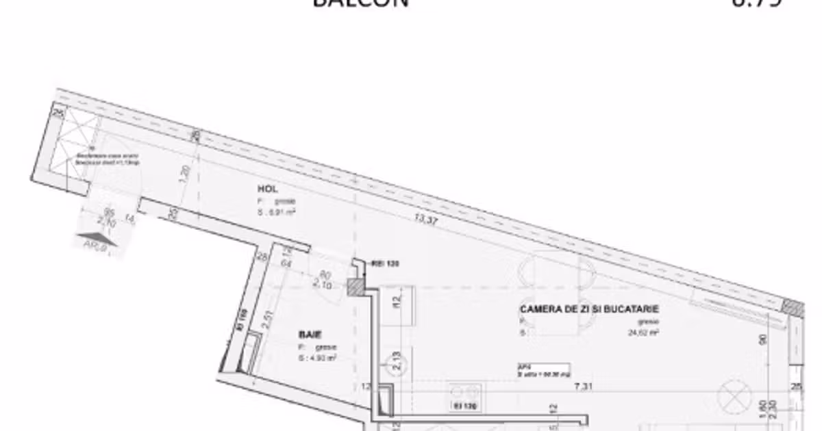 Apartament de vânzare cu 3 camere în zona Central, Cluj-Napoca