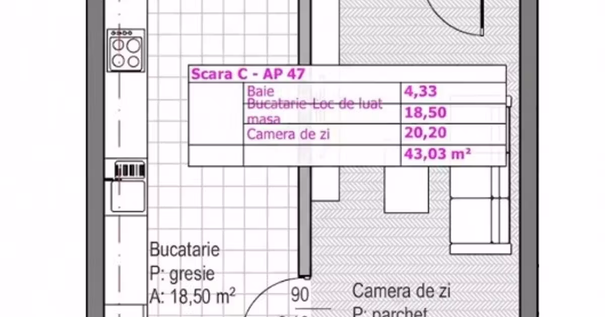 Garsonieră de vânzare în zona Gheorgheni, Cluj-Napoca