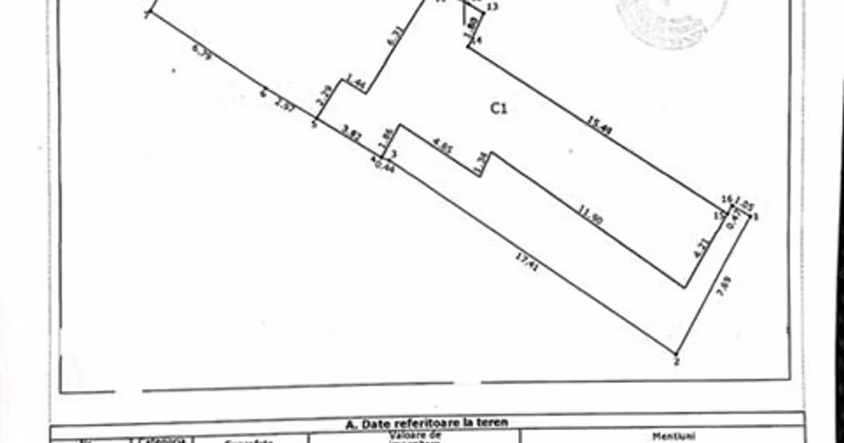 Teren Construcții intravilan de vânzare de 246 mp, în zona Apollo, Brăila