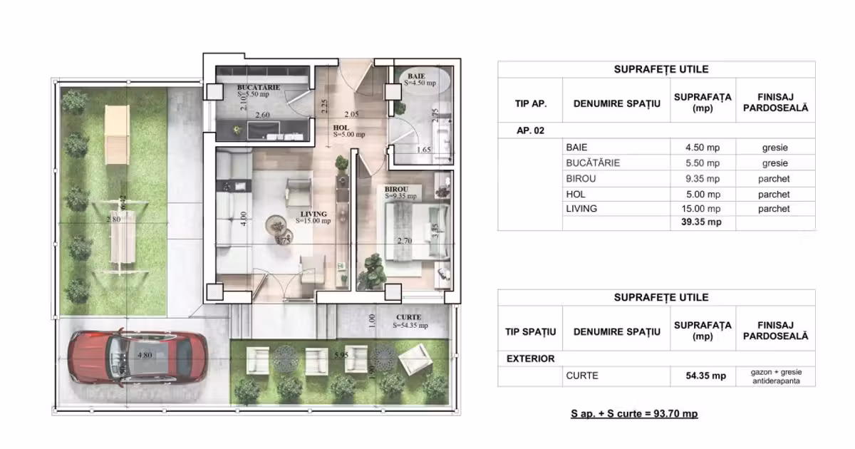 Apartament de vânzare cu 2 camere în zona Galata, Iași