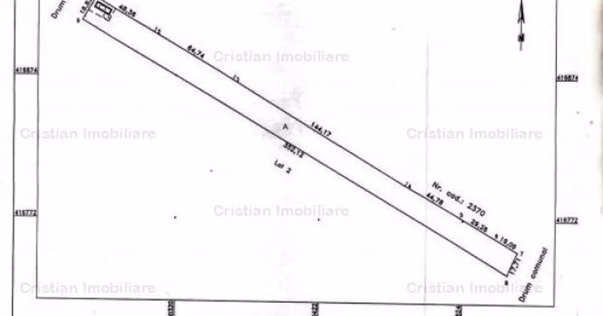 Teren intravilan de vânzare de 6250 mp, în Vărsătura