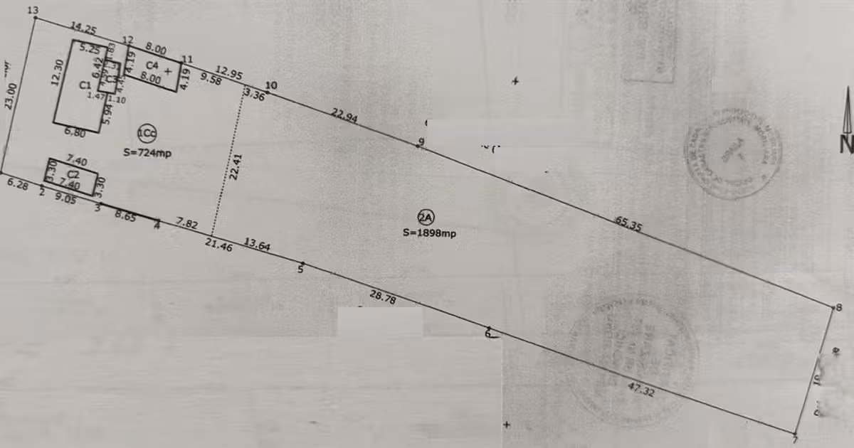 Teren intravilan de vânzare de 2622 mp, în Cazasu