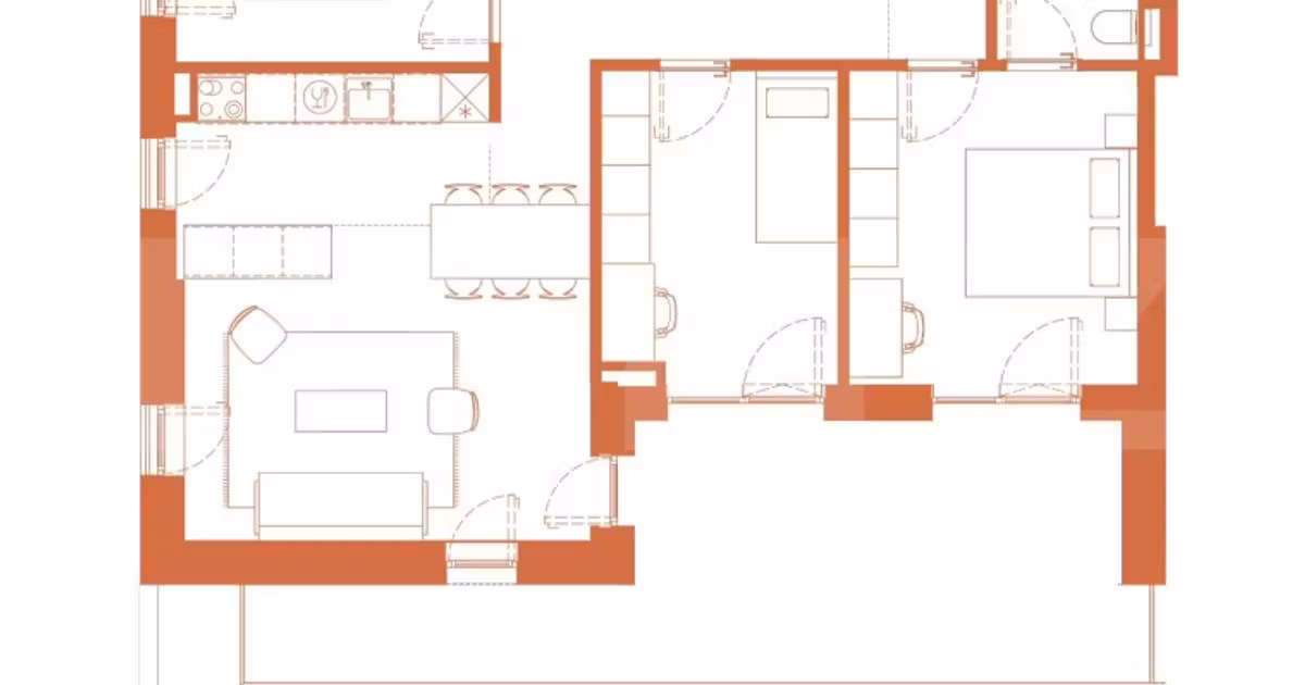Apartament de vânzare cu 4 camere în zona Semicentral, Cluj-Napoca