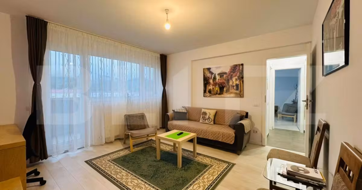 Apartament de vânzare cu 2 camere, mobilat în zona Noua, Brașov