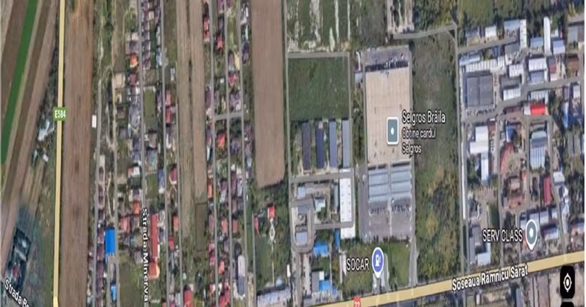 Teren Construcții intravilan de vânzare de 530 mp, în zona Apollo, Brăila
