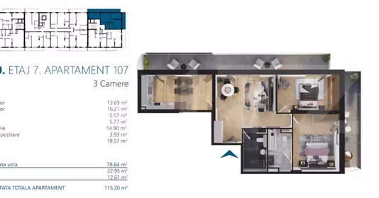 Apartament Mărăști