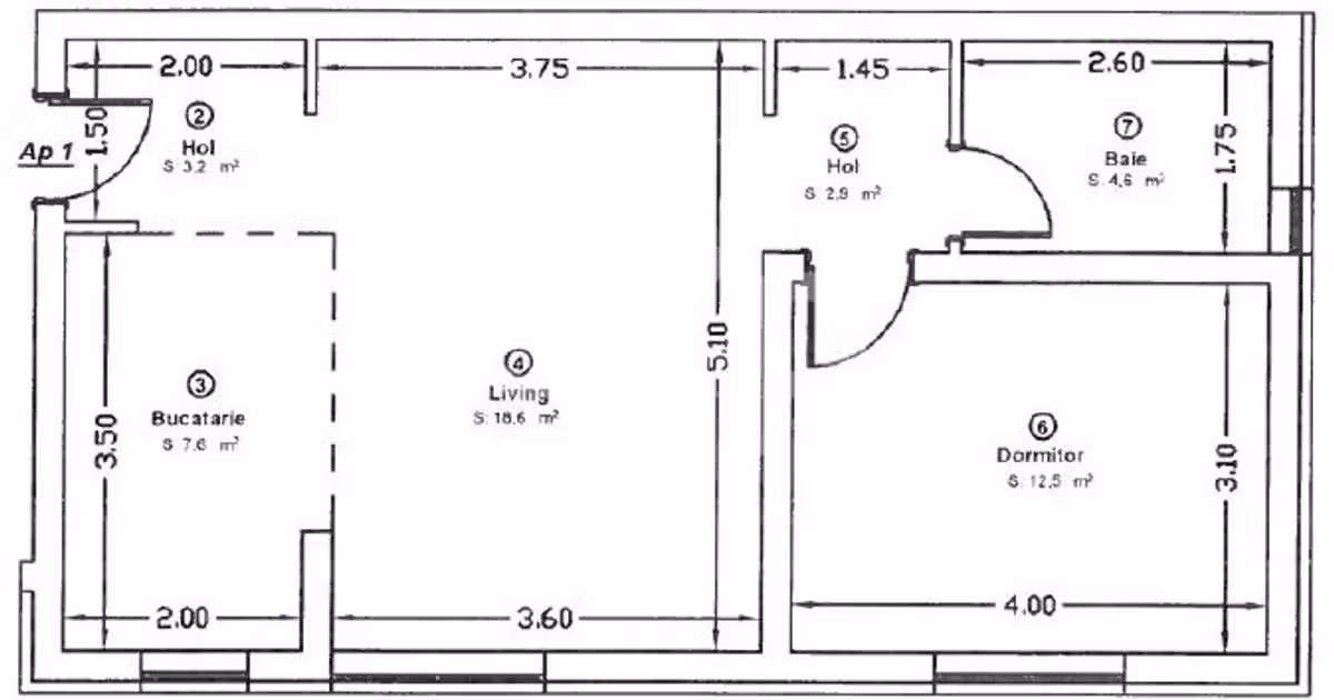 Apartament de vânzare cu 2 camere în Giroc