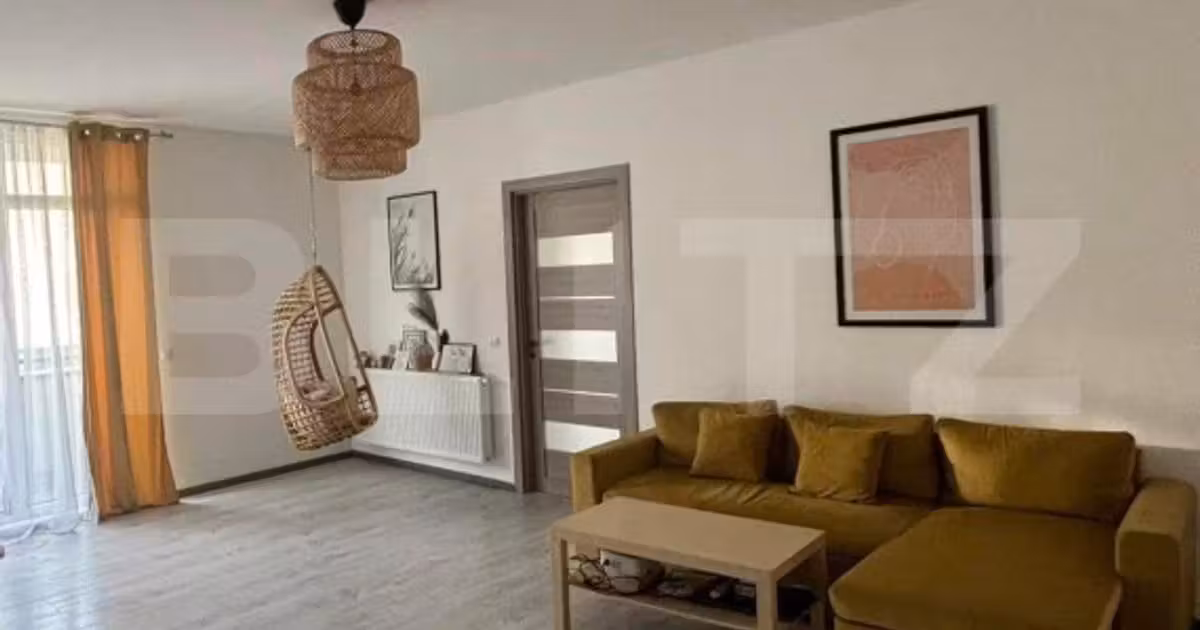 Apartament de vânzare cu 2 camere, mobilat în Baciu