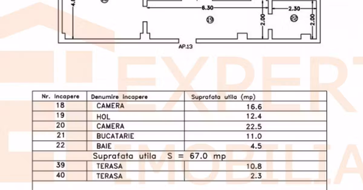 Apartament de vânzare cu 2 camere în zona Boreal, Constanța