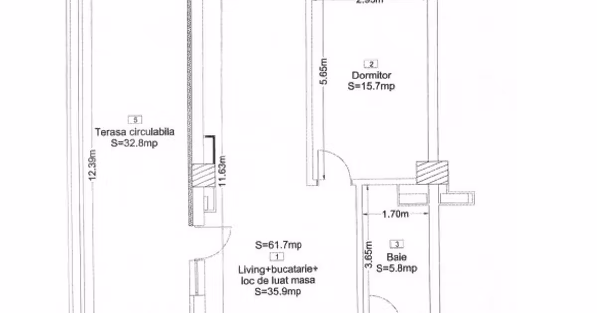 Apartament de vânzare cu 2 camere în zona Dâmbul Rotund, Cluj-Napoca