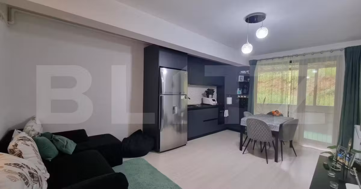 Apartament de vânzare cu 2 camere, mobilat în Baciu