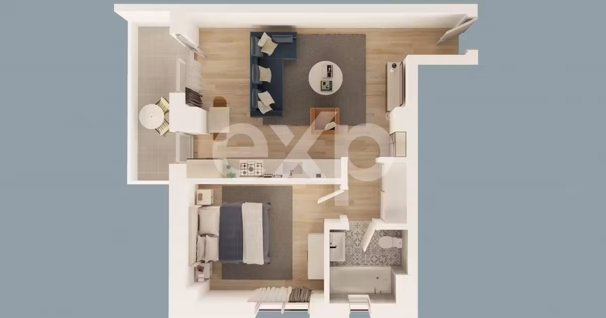 Apartament de vânzare cu 2 camere în Mioveni
