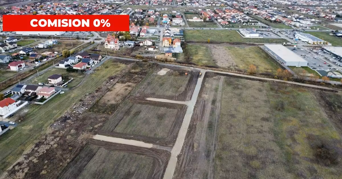 Teren Construcții intravilan de vânzare de 595 mp, în Moșnița Nouă