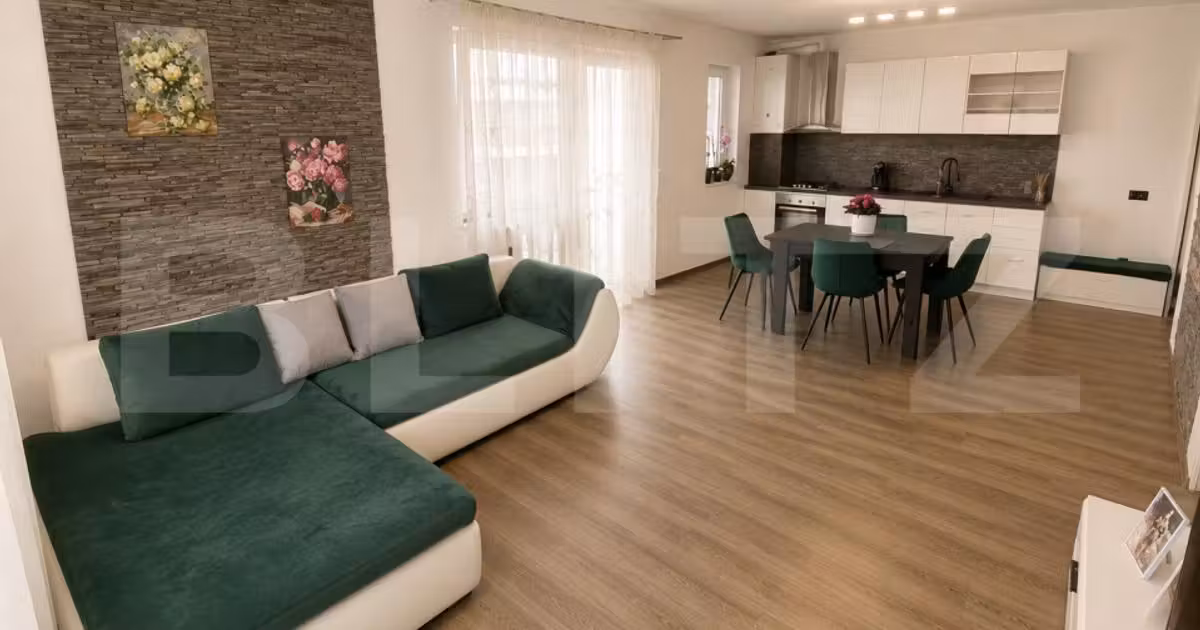 Apartament de vânzare cu 2 camere, mobilat în Florești