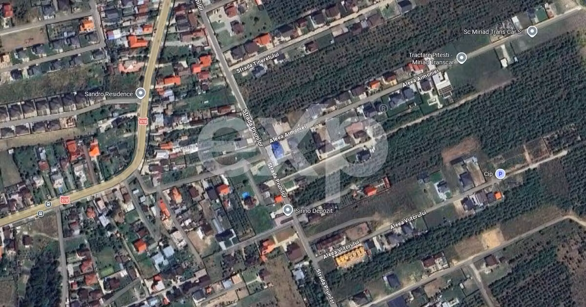 Teren Construcții intravilan de vânzare de 1500 mp, în zona Trivale Platou, Pitești
