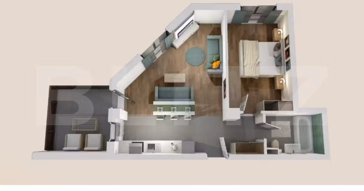 Apartament de vânzare cu 2 camere în zona Mănăștur, Cluj-Napoca