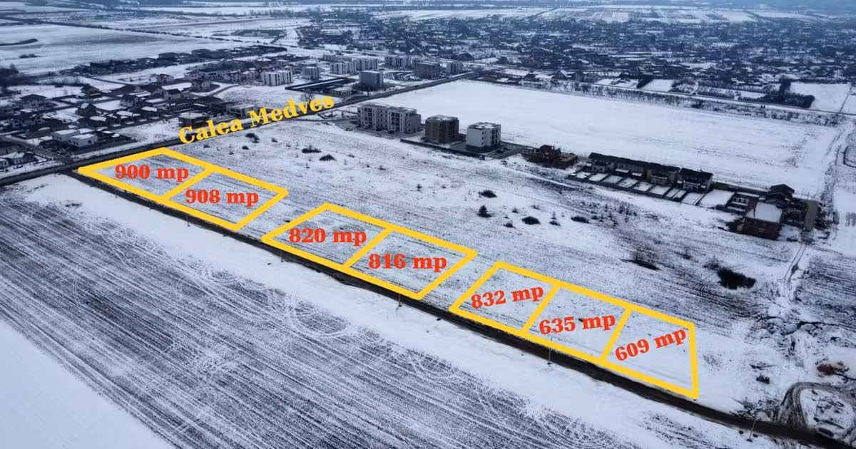 Teren Construcții intravilan de vânzare de 635 mp, în Moșnița Nouă