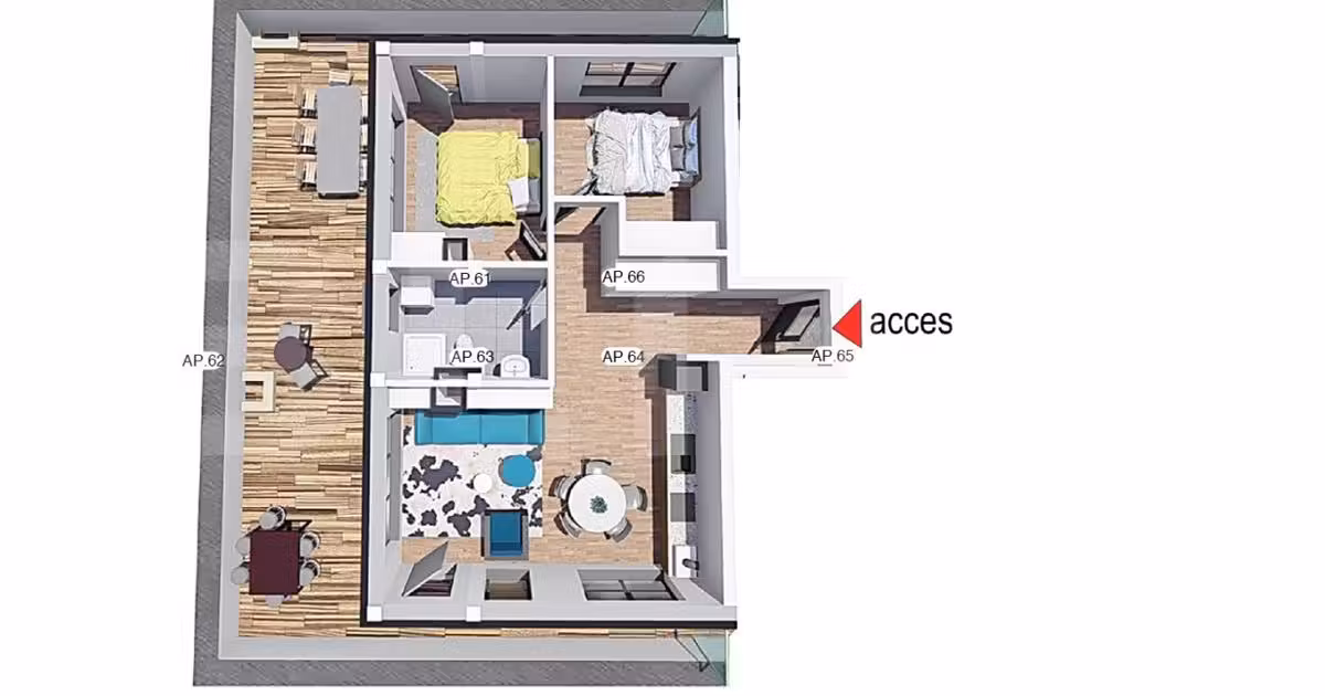 Apartament de vânzare cu 2 camere în zona Dâmbul Rotund, Cluj-Napoca