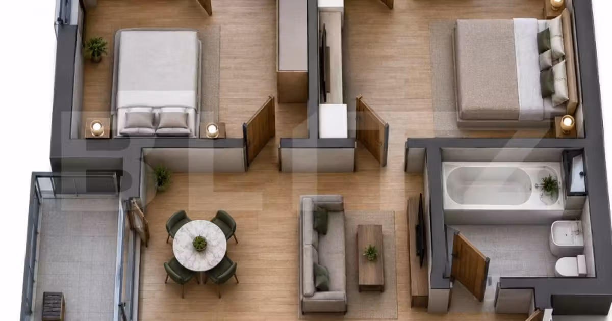 Apartament de vânzare cu 3 camere în Apahida