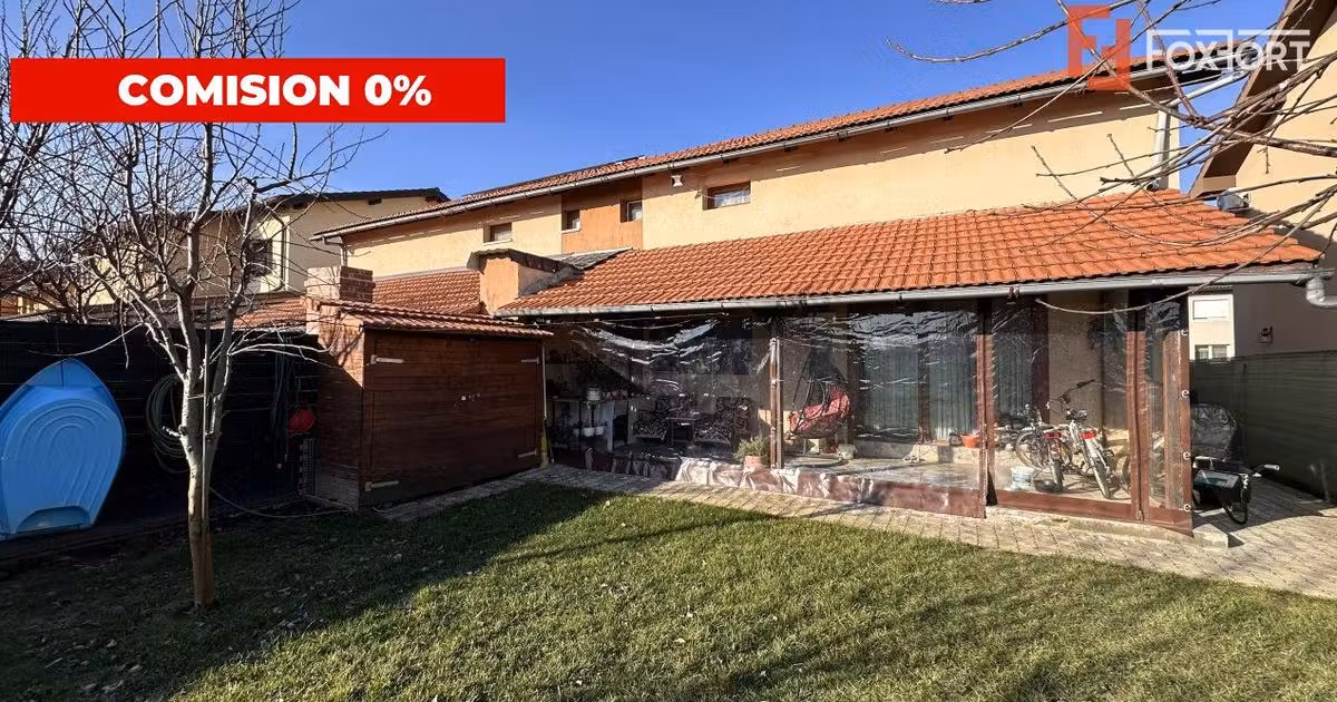 Duplex de vânzare cu 4 camere, mobilat în Moșnița Nouă