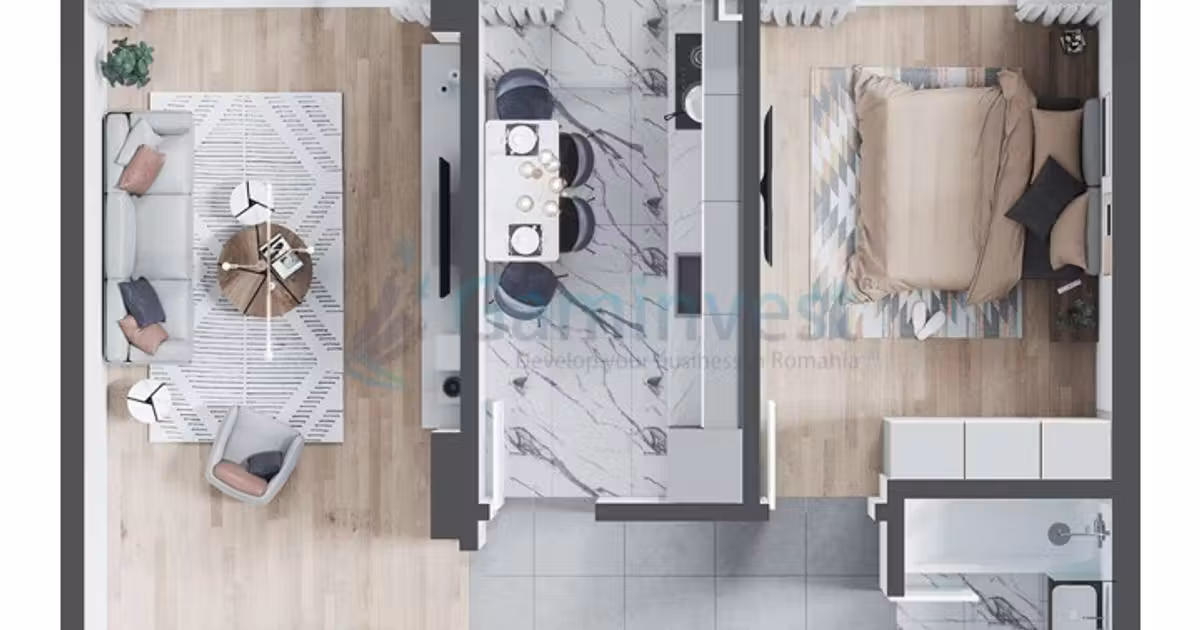 Apartament de vânzare cu 2 camere în zona Nufărul, Oradea
