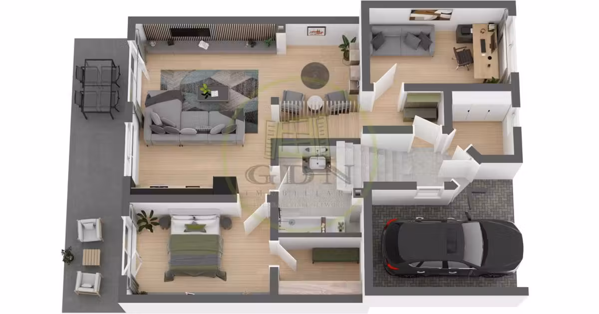 Apartament de vânzare cu 3 camere în Apahida