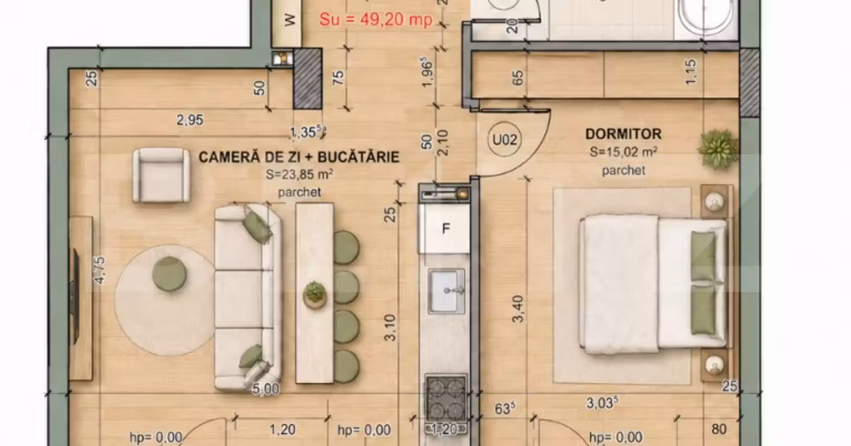 Apartament de vânzare cu 2 camere în zona Iris, Cluj-Napoca