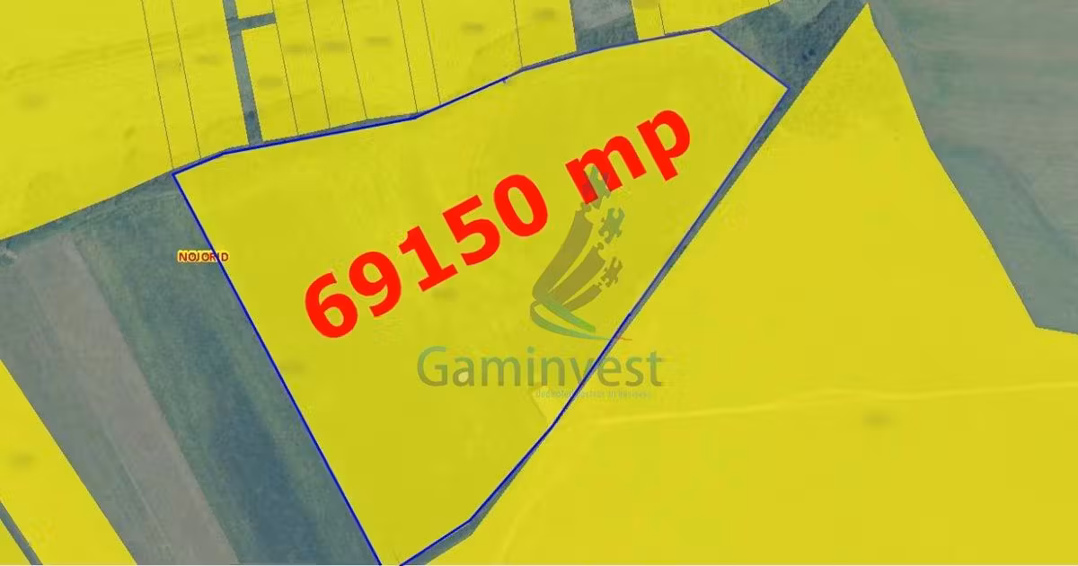 Teren Construcții intravilan de vânzare de 69150 mp, în Nojorid