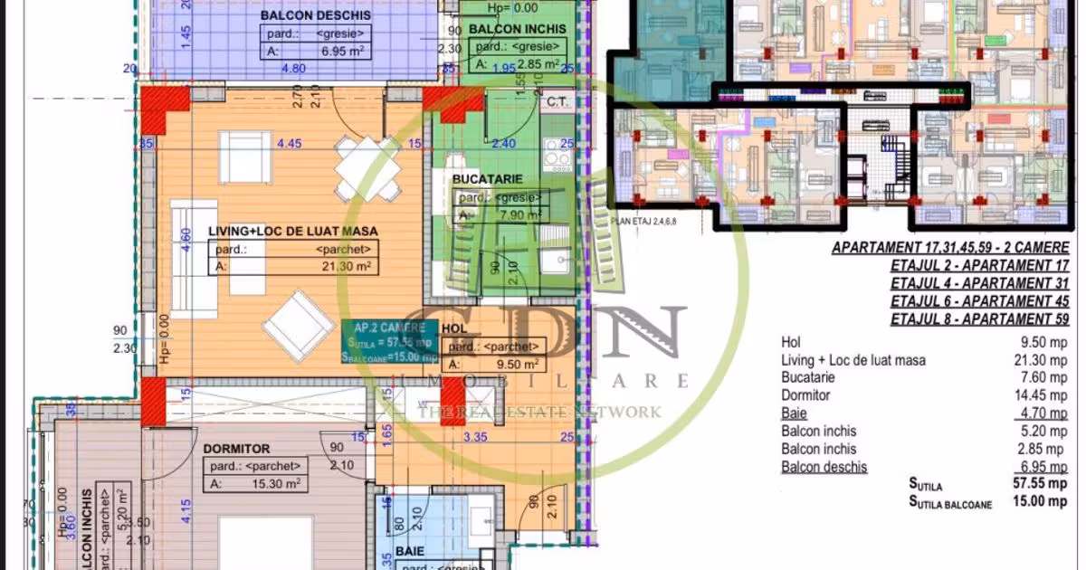 Apartament de vânzare cu 2 camere în zona Cornitoiu, Craiova