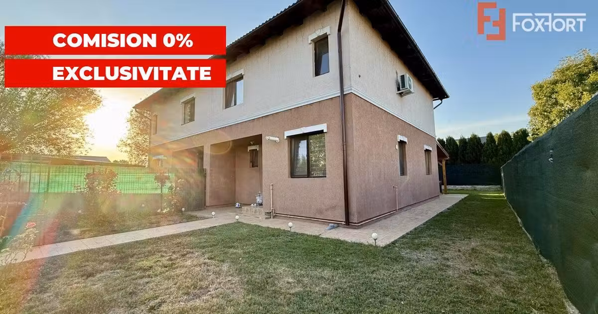 Duplex de vânzare cu 4 camere, mobilat în Sânandrei