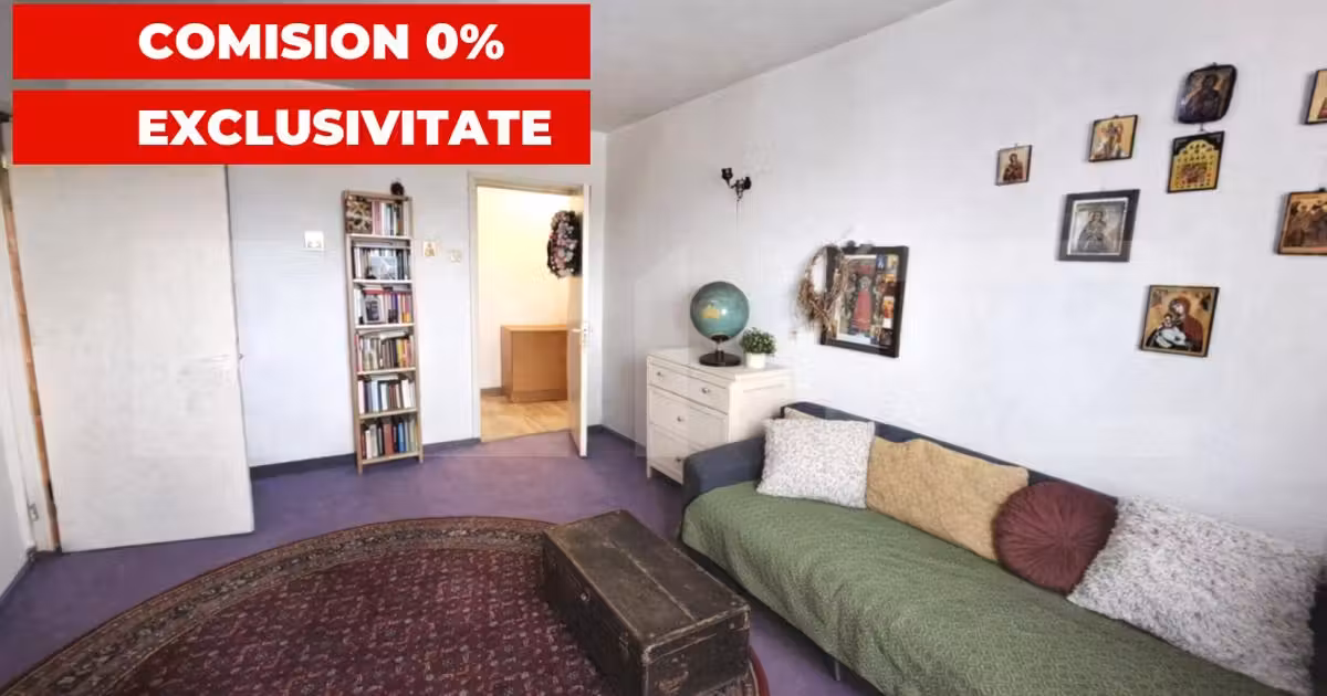 Apartament de vânzare cu 3 camere, mobilat în zona Vlahuță, Brașov