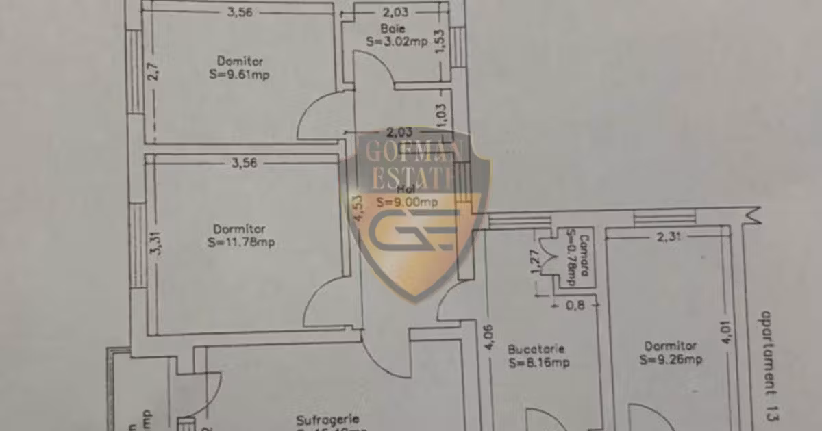 Apartament de vânzare cu 4 camere, mobilat în zona Tomis Nord, Constanța