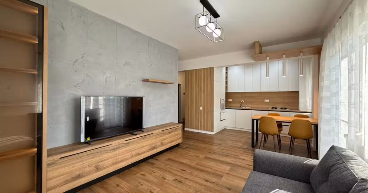 Apartament de vânzare cu 2 camere, mobilat în Baciu