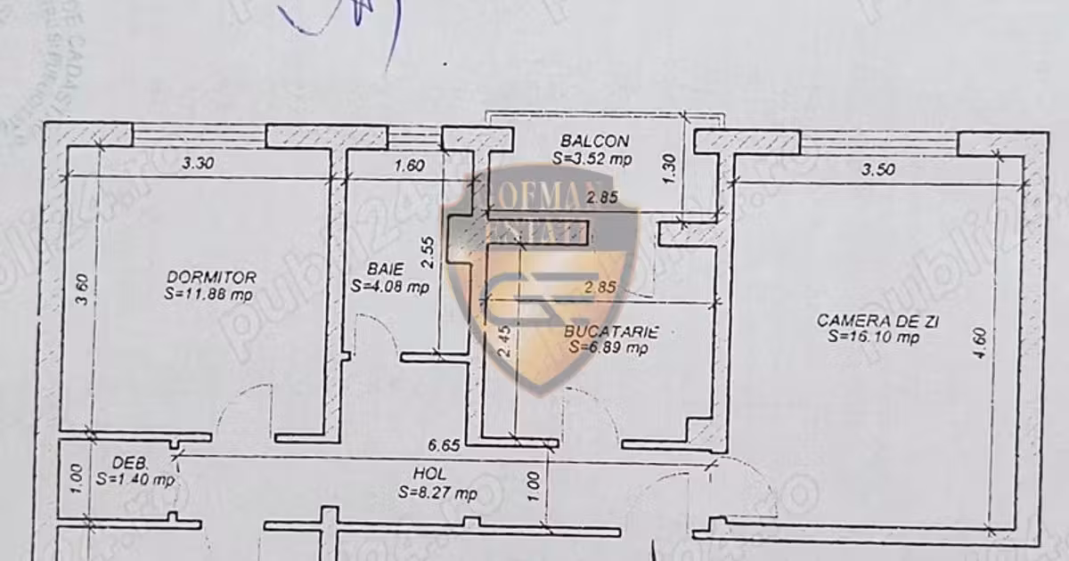 Apartament de vânzare cu 3 camere, mobilat în zona Casa de Cultură, Constanța